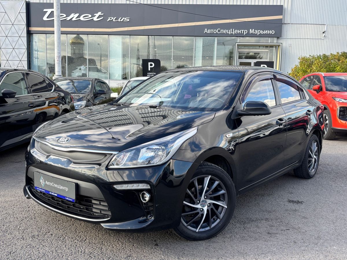 Kia Rio IV поколение 1.6 MT (123 л.с.) Luxe 2018 FWC Чёрный 2017 с пробегом 76 000 км