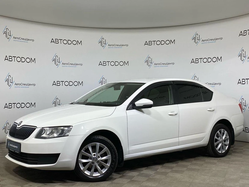 Skoda Octavia III поколение (A7) 1.6 MT (110 л.с.) Active Белый 2014 с пробегом 165 000 км