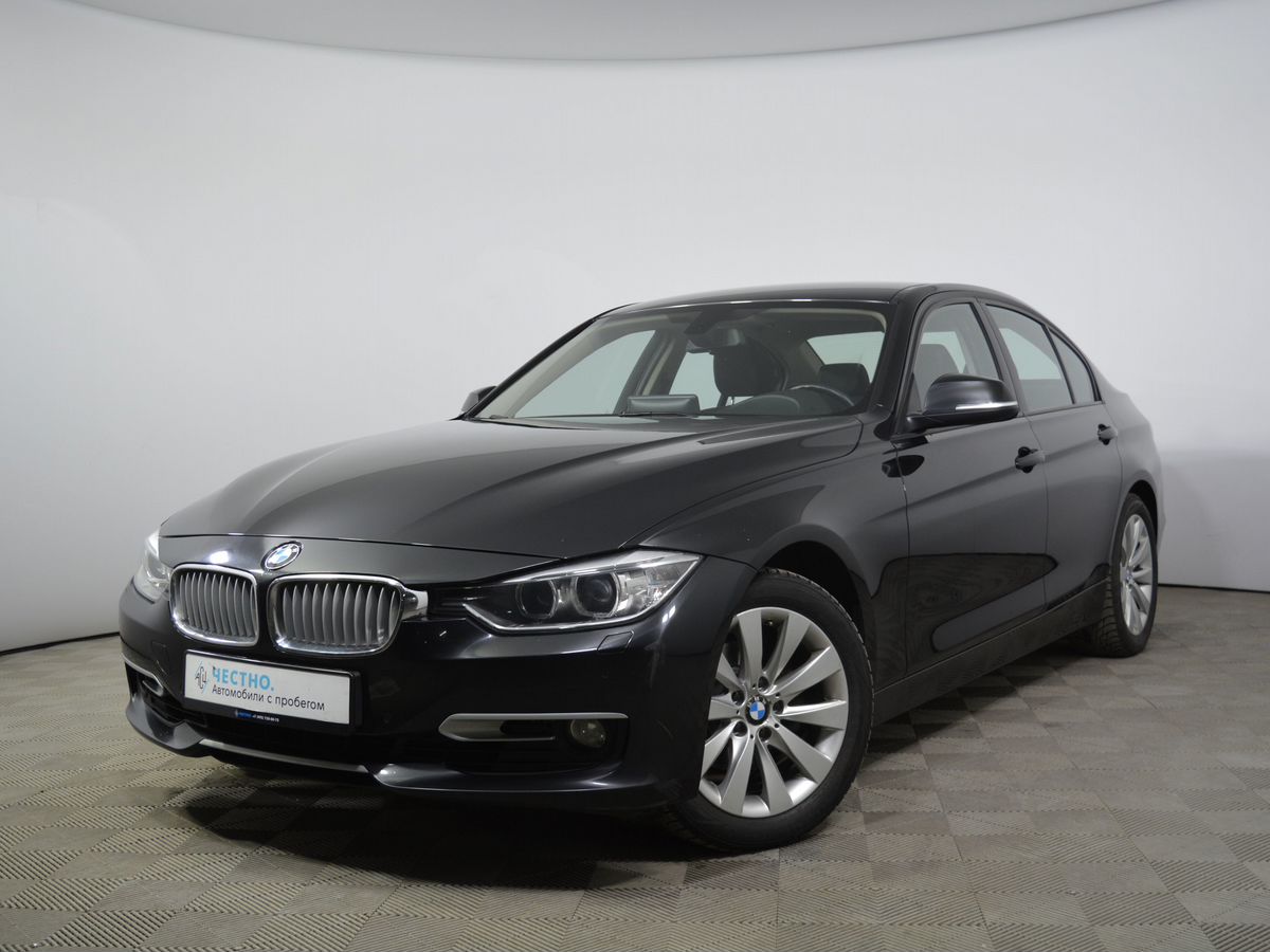 Автомобиль BMW 3 серии VI поколение (F30/F31/F34) 320 2.0 AT (184 л.с.) SE Черный 2013 с пробегом 155980 км