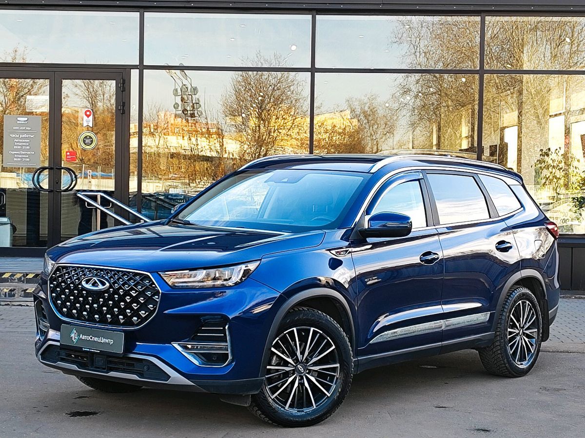 CHERY Tiggo 8 Pro I поколение 1.6 AMT (186 л.с.) Highline Синий 2022 с пробегом 49 408 км