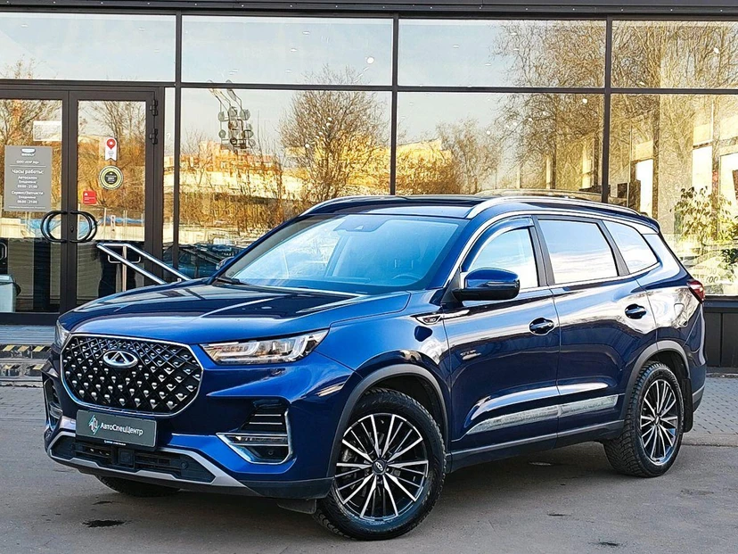 CHERY Tiggo 8 Pro I поколение 1.6 AMT (186 л.с.) Highline Синий 2022 с пробегом 49 408 км