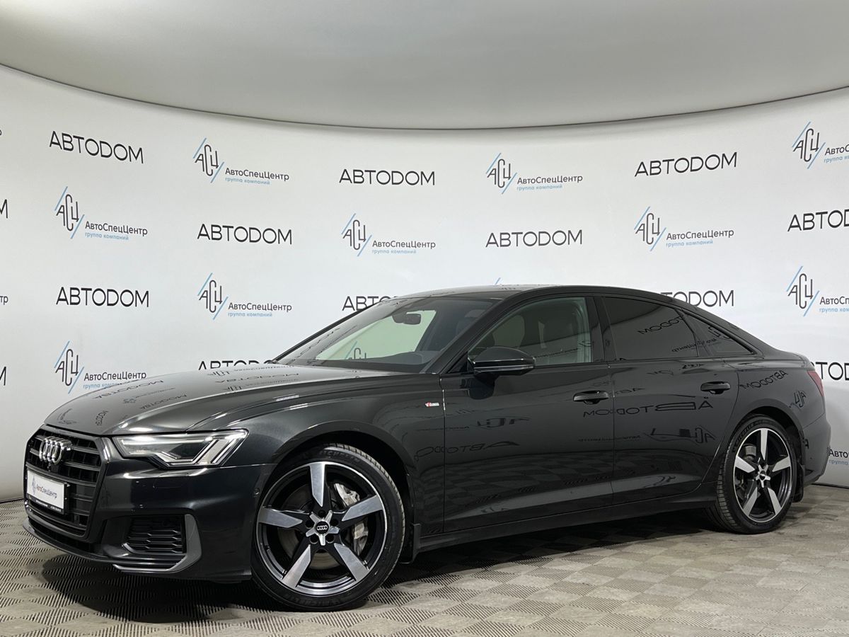 Audi A6 V поколение (C8) 3.0 AMT 4WD (340 л.с.) Sport Чёрный 2018 с пробегом 108 020 км