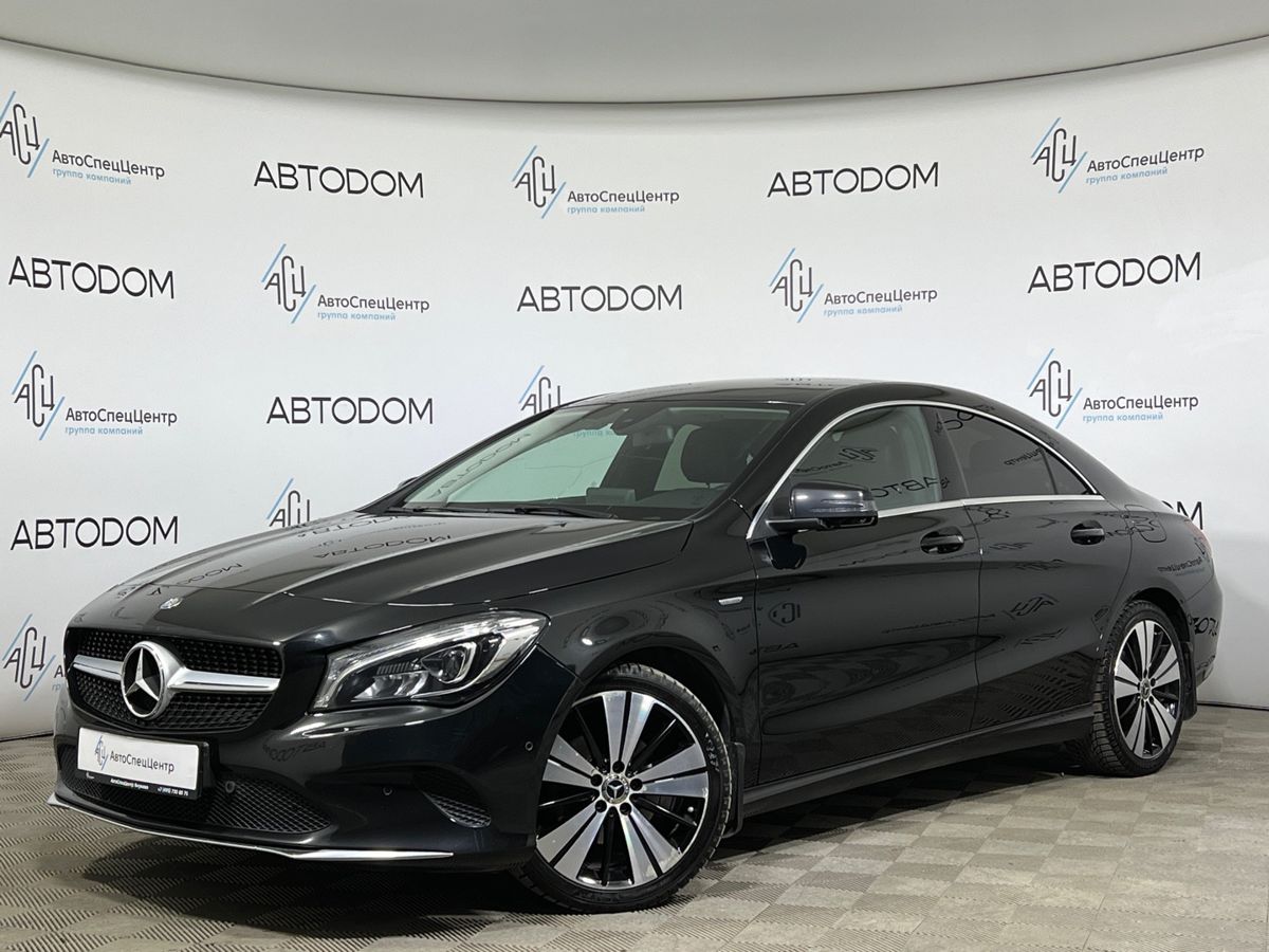 Mercedes-Benz CLA I (C117/X117) [рестайлинг] 200 1.6 AMT (150 л.с.) Особая серия Чёрный 2017 с пробегом 103 406 км