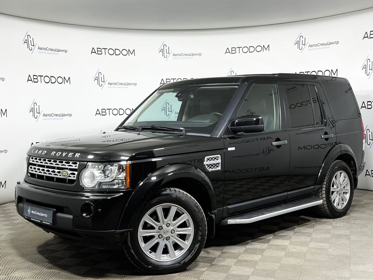Автомобиль Land Rover Discovery IV поколение 2.7d AT 4WD (188 л.с.) Base Чёрный 2009 с пробегом 160 849 км