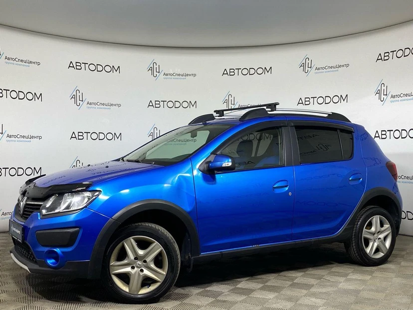 Renault Sandero II поколение 1.6 MT (102 л.с.) Base Синий 2015 с пробегом 113 426 км