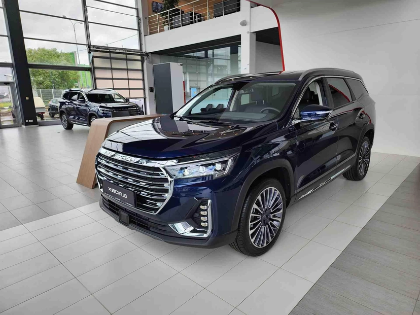 Автомобиль Jetour X90 PLUS I поколение 2.0 AMT (244 л.с.) Luxury Синий 2023 новый