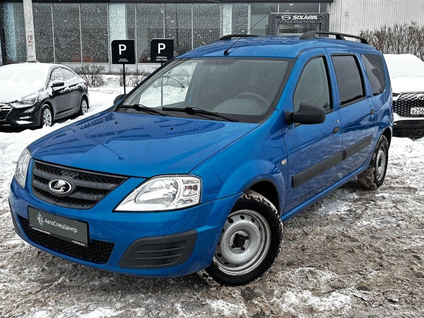 Автомобиль Lada (ВАЗ) Largus I поколение 1.6 MT (7 мест) (106 л.с.) Norma Comfort (7 мест) (2017-2019) Синий 2020 с пробегом 139 000 км