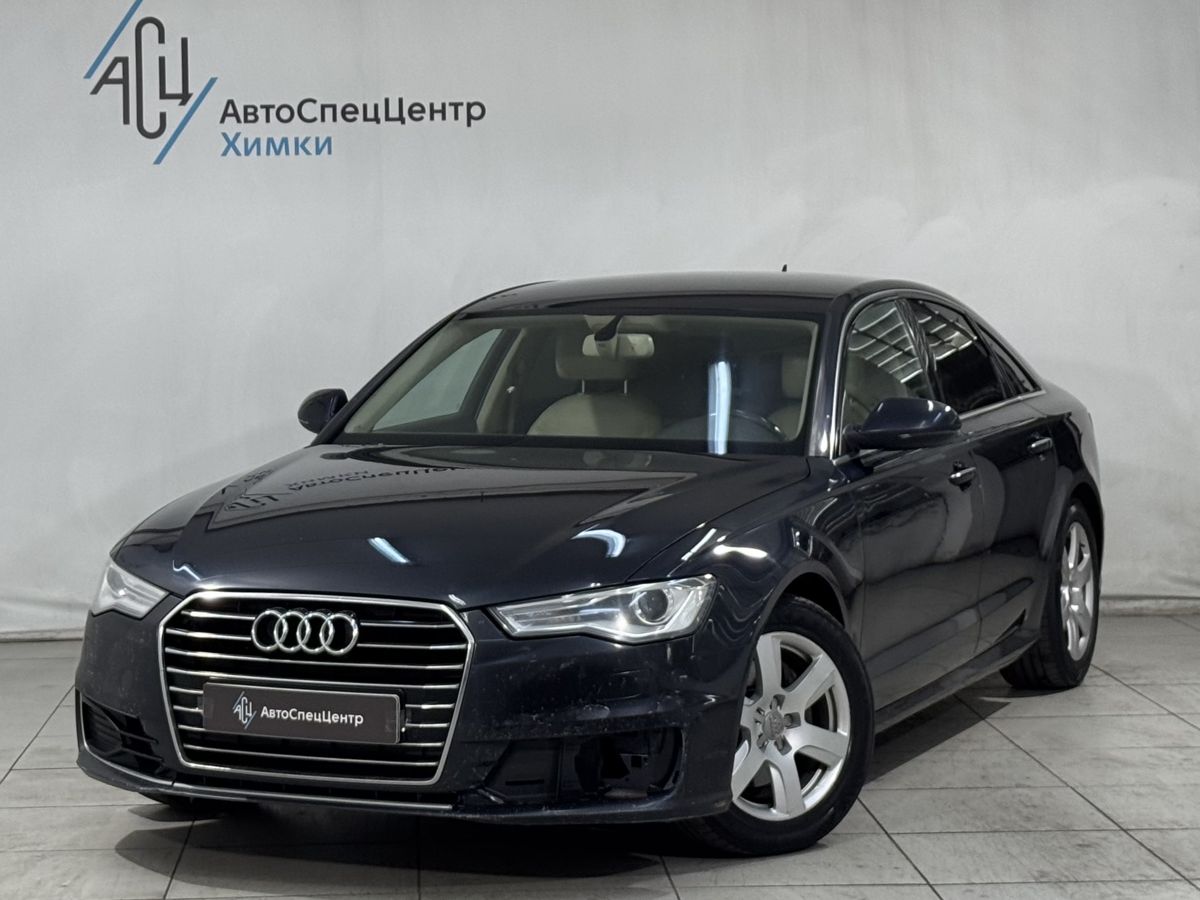 Audi A6 IV (C7) [рестайлинг] 1.8 AMT (190 л.с.) Business Чёрный 2016 с пробегом 218 000 км