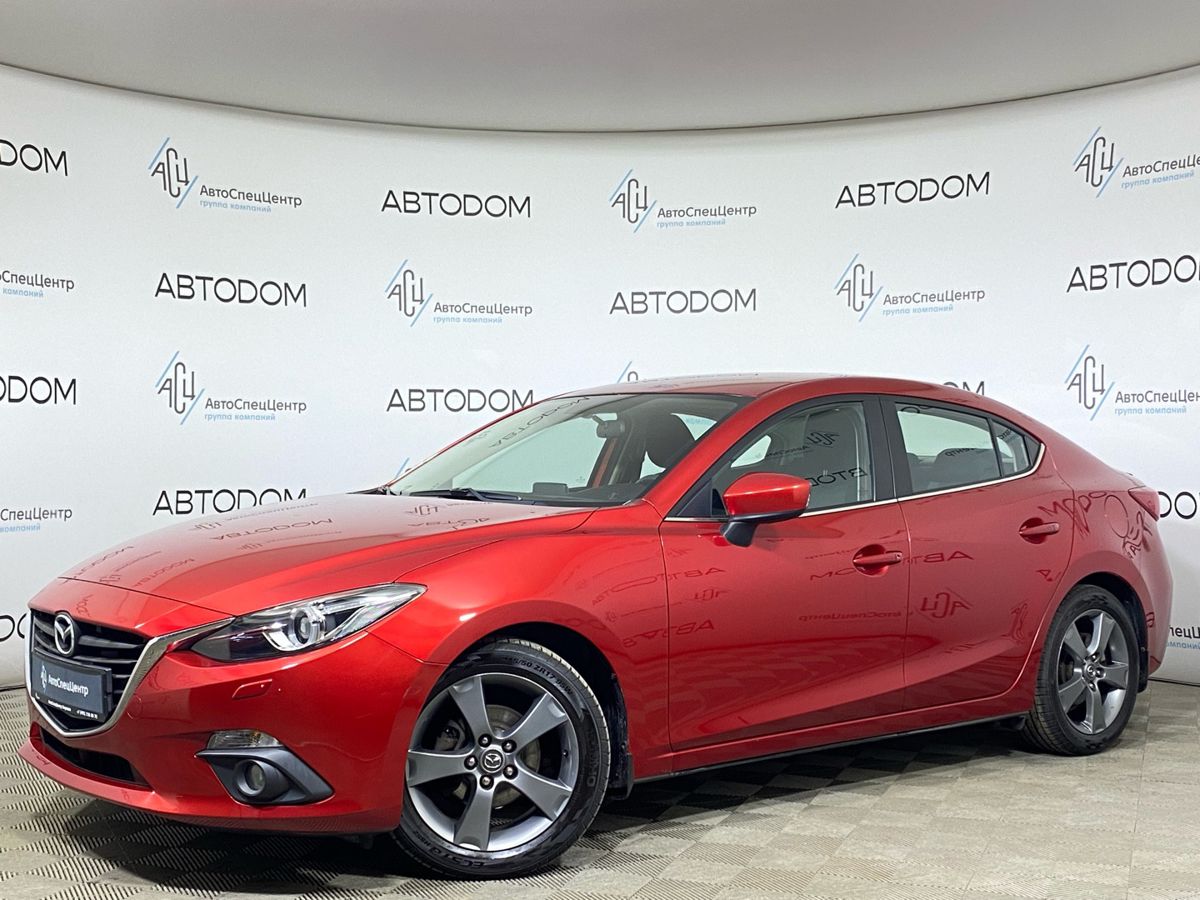 Mazda 3 III поколение (BM) 1.5 AT (120 л.с.) Active+ Красный 2014 с пробегом 86 346 км