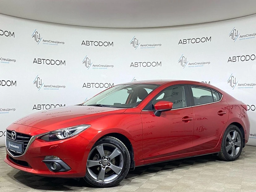 Mazda 3 III поколение (BM) 1.5 AT (120 л.с.) Active+ Красный 2014 с пробегом 86 346 км