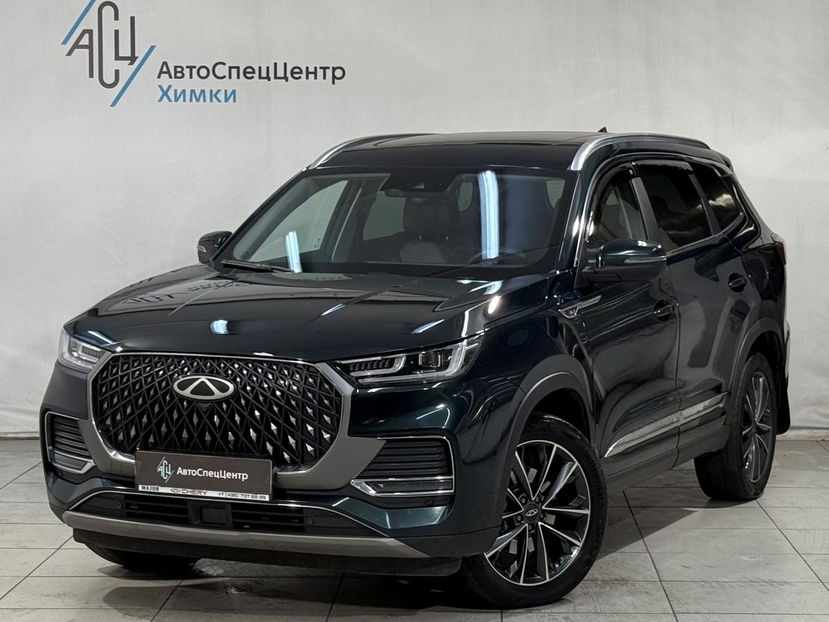CHERY Tiggo 8 Pro Max I [рестайлинг] 2.0 AMT 4WD (197 л.с.) Ultimate Зелёный 2023 с пробегом 60 000 км