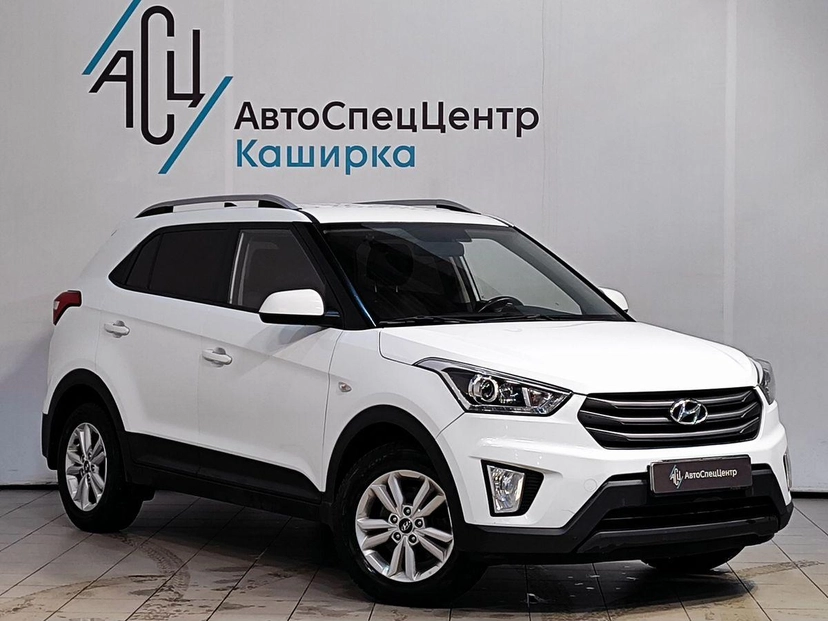 Автомобиль Hyundai Creta I поколение 2.0 AT (149 л.с.) Comfort Plus Белый 2017 с пробегом 184 903 км