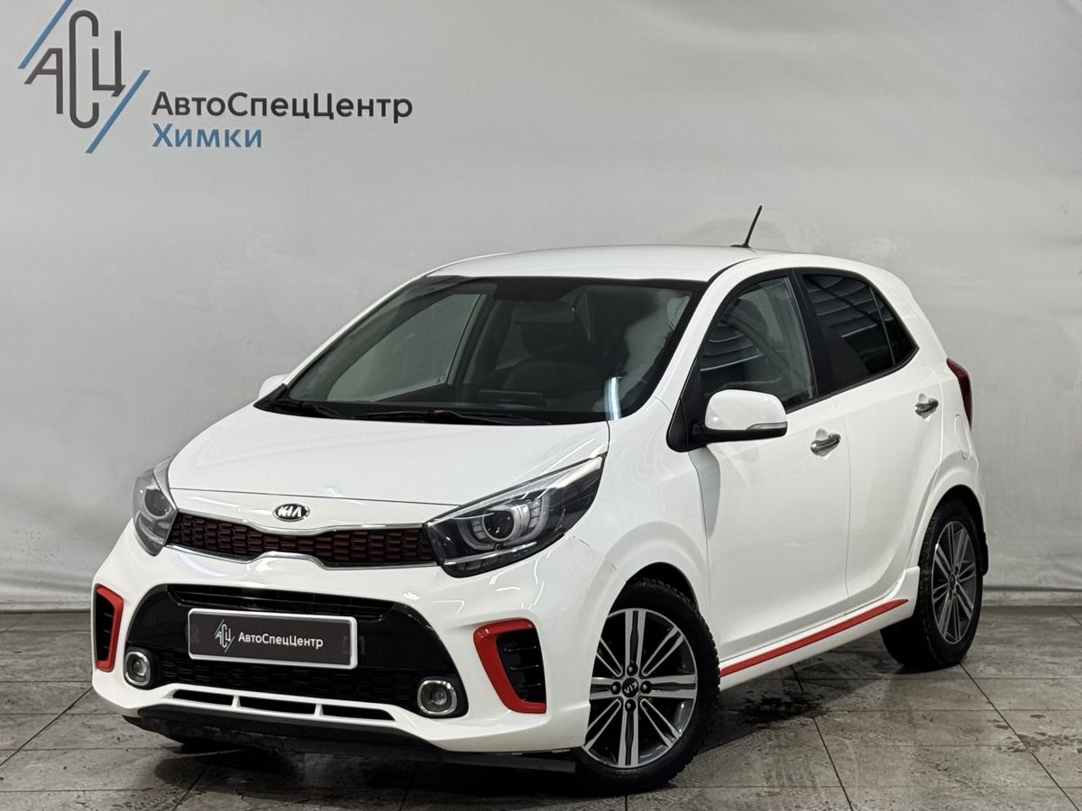 Автомобиль Kia Picanto III поколение 1.3 AT (84 л.с.) GT Line Белый 2018 с пробегом 156 000 км