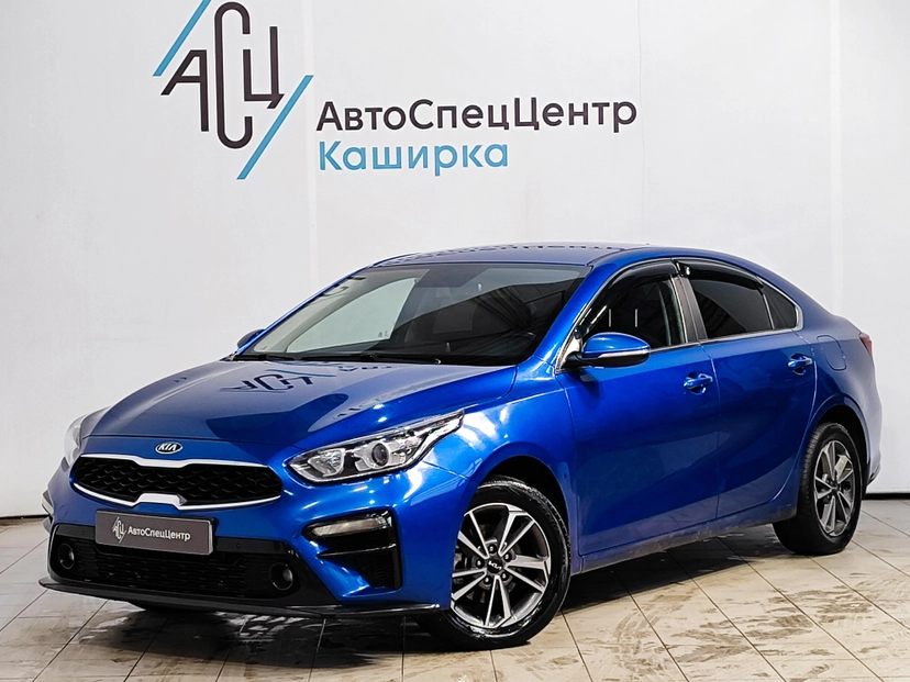 Автомобиль Kia Cerato IV поколение 1.6 AT (128 л.с.) Prestige Синий 2021 с пробегом 107 887 км