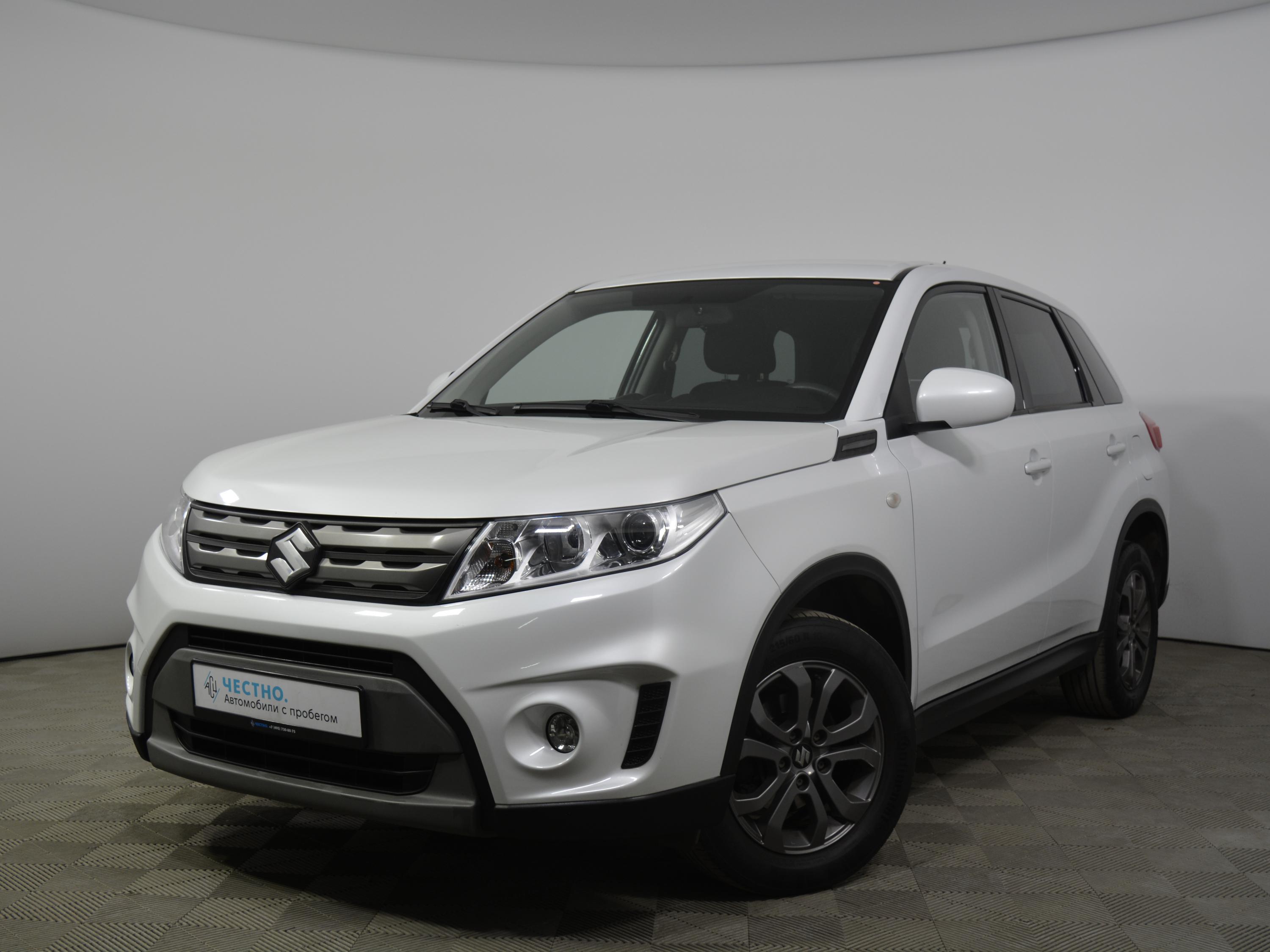 Автомобиль Suzuki Vitara II поколение 1.6 AT (117 л.с.) GL+ Белый 2016 с пробегом 75000 км