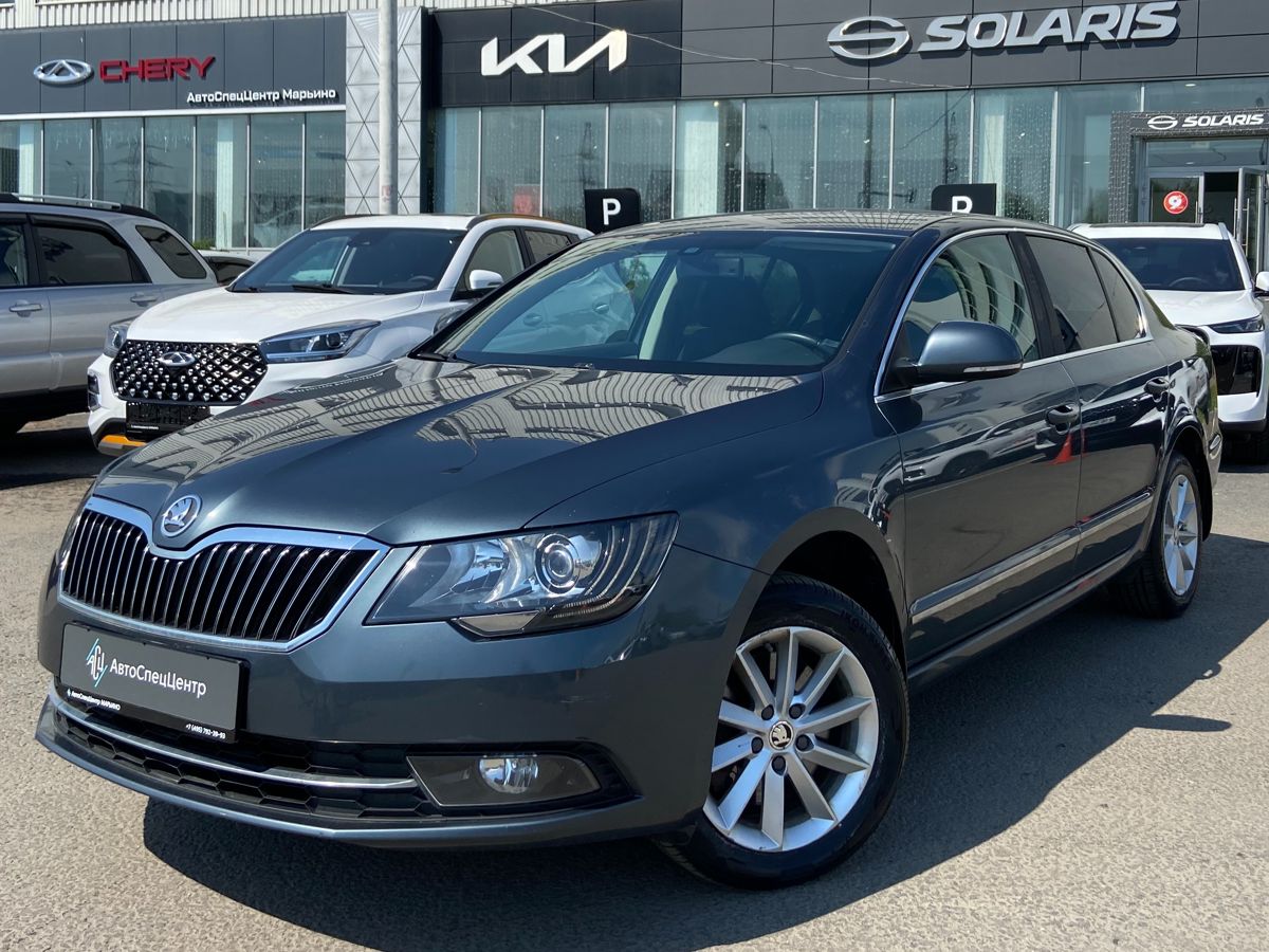 Skoda Superb II [рестайлинг] 1.8 AMT (152 л.с.) Ambition Серый 2013 с пробегом 242 580 км
