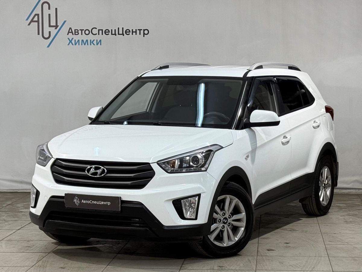 Hyundai Creta I поколение 1.6 AT 4WD (121 л.с.) Comfort Plus Белый 2017 с пробегом 154 000 км