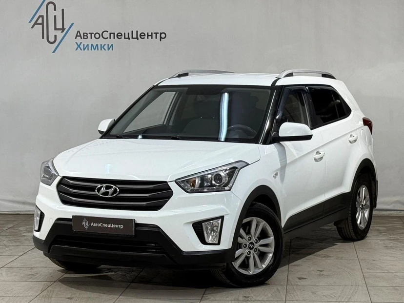 Hyundai Creta I поколение 1.6 AT 4WD (121 л.с.) Comfort Plus Белый 2017 с пробегом 154 000 км