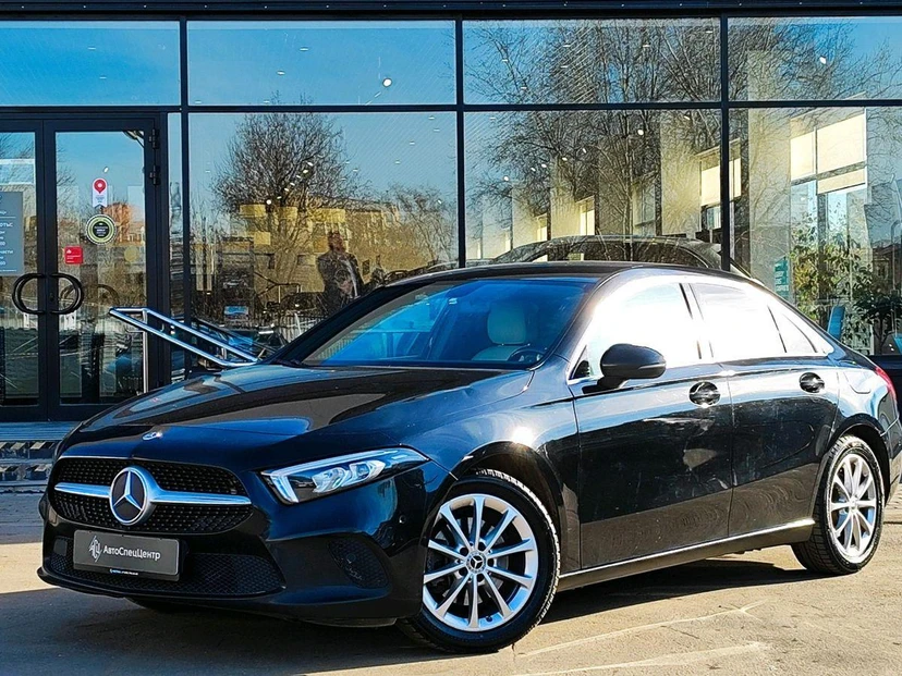 Mercedes-Benz A-Класс IV поколение (W177) 200 1.3 AMT (150 л.с.) Progressive Чёрный 2020 с пробегом 128 839 км