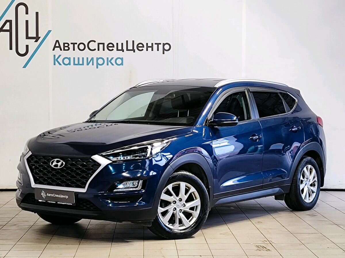 Hyundai Tucson III [рестайлинг] 2.0 AT 4WD (150 л.с.) Dynamic Синий 2018 с пробегом 105 536 км