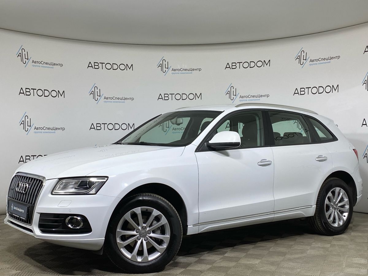 Audi Q5 I (8R) [рестайлинг] 2.0 AT 4WD (225 л.с.) Base Белый 2014 с пробегом 111 000 км