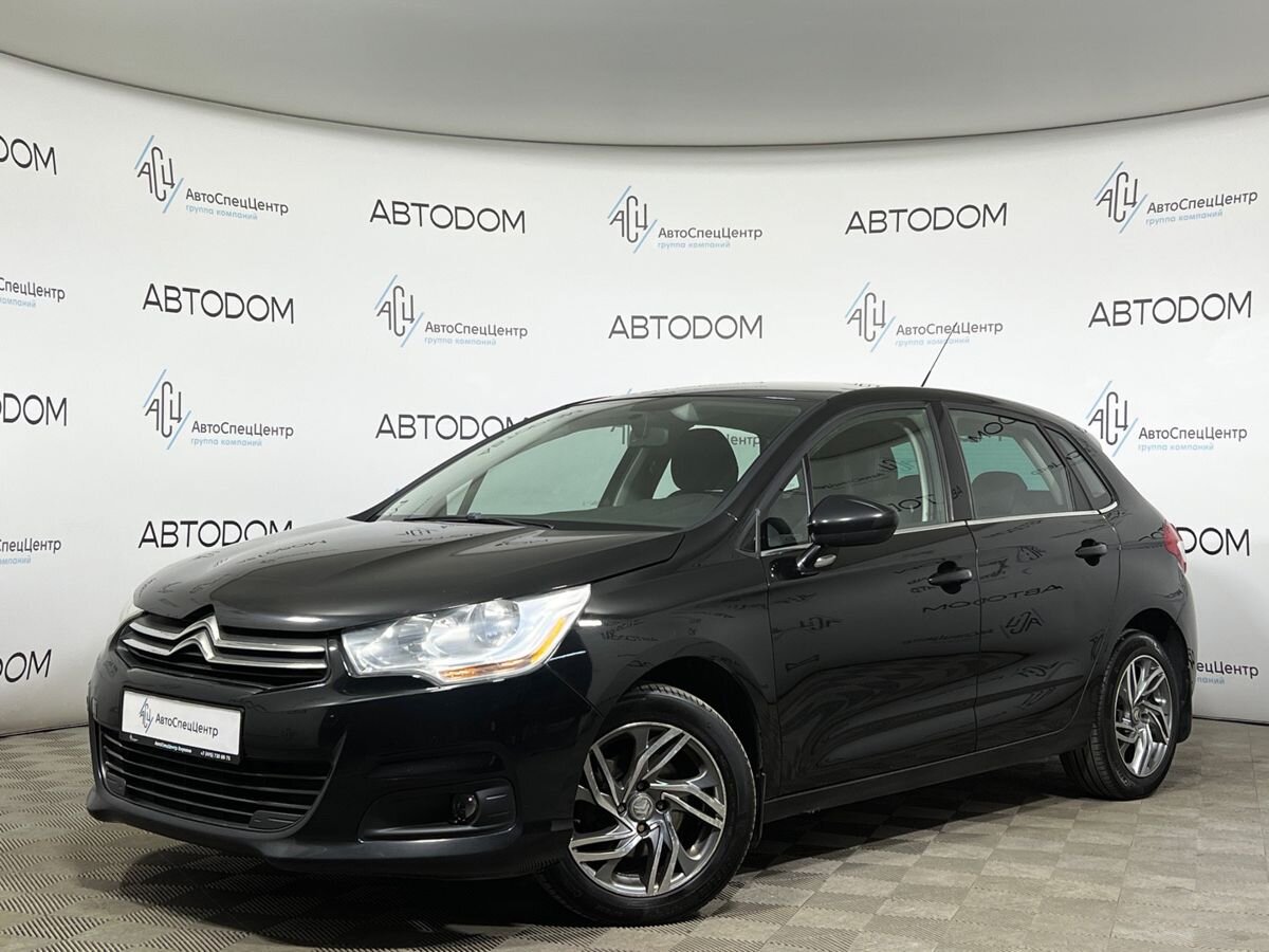 Citroen C4 II поколение 1.6 MT (110 л.с.) Base Чёрный 2013 с пробегом 141 363 км
