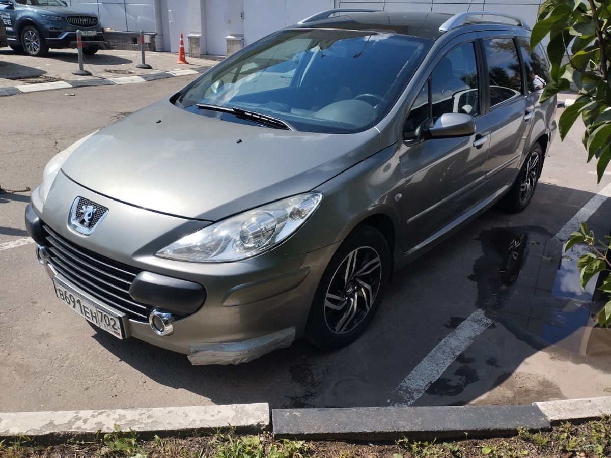Peugeot 307 I [рестайлинг] 1.6 AT (110 л.с.) SW Pack Серый 2007 с пробегом 204 556 км