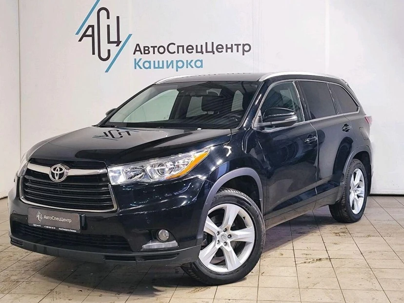 Toyota Highlander III поколение 3.5 AT 4WD (249 л.с.) Luxe Чёрный 2014 с пробегом 205 577 км