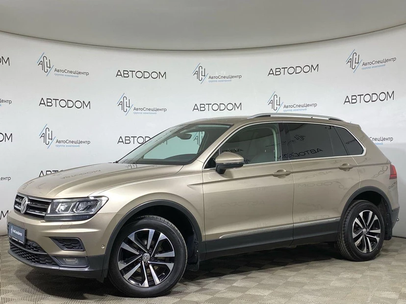 Volkswagen Tiguan II поколение 1.4 AMT (150 л.с.) City Бежевый 2019 с пробегом 192 633 км