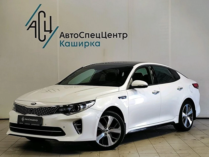 Kia Optima IV поколение 2.0 AT (245 л.с.) GT Белый 2016 с пробегом 103 347 км