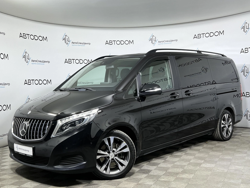 Автомобиль Mercedes-Benz V-Класс II поколение (W447) 220 2.1d AT Long (163 л.с.) Base Чёрный 2014 с пробегом 221 989 км