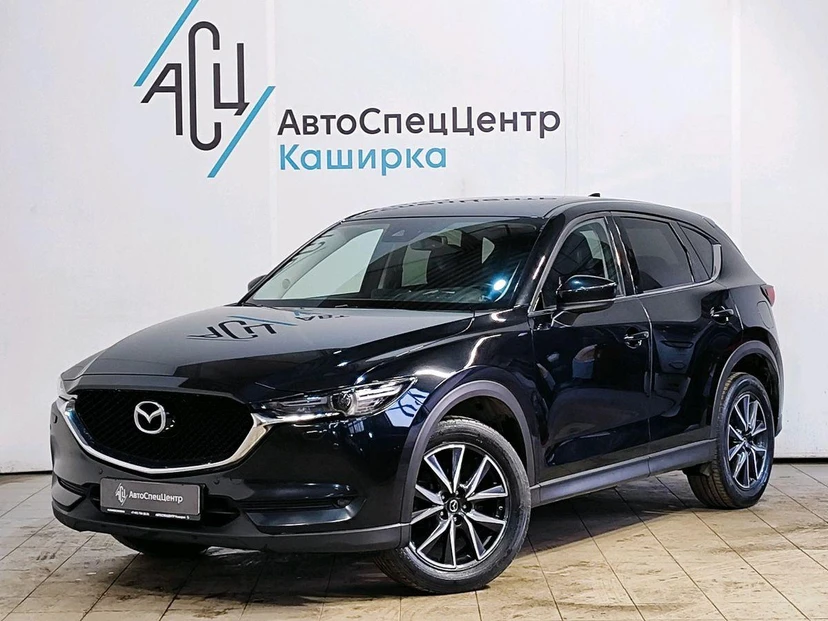 Автомобиль Mazda CX-5 II поколение 2.5 AT 4WD (194 л.с.) Supreme (2017-2020) Чёрный 2019 с пробегом 106 143 км