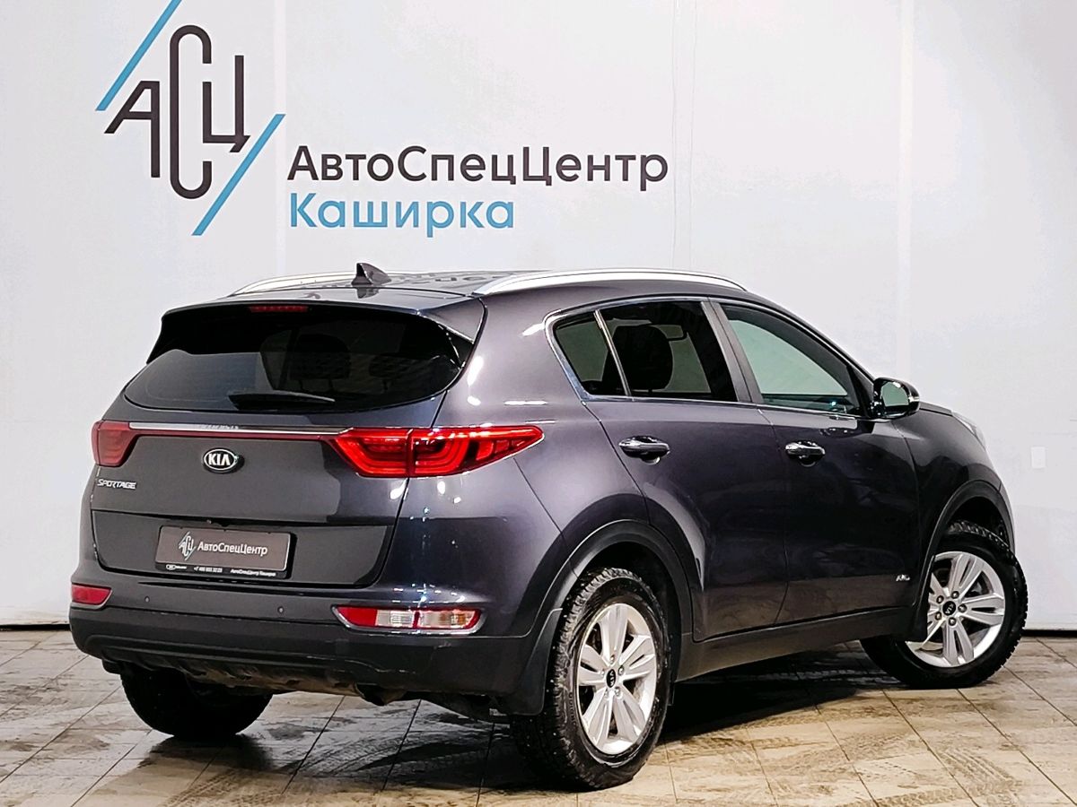 Автомобиль Kia Sportage IV [рестайлинг] 2.0 AT 4WD (150 л.с.) Prestige (2018-2019) Серый 2018 с пробегом 98 250 км