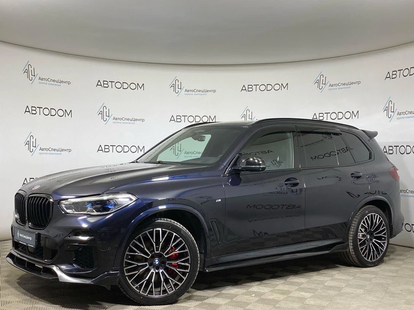 BMW X5 IV поколение (G05) 3.0d AT 4WD (249 л.с.) M Sport Чёрный 2021 с пробегом 100 546 км