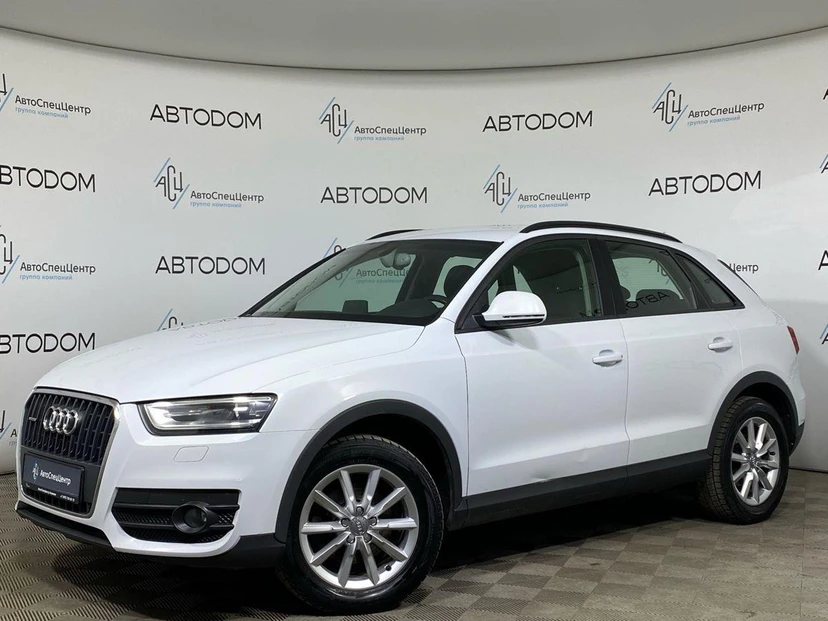 Автомобиль Audi Q3 I поколение (8U) 2.0 AMT 4WD (170 л.с.) Base Белый 2014 с пробегом 174 869 км