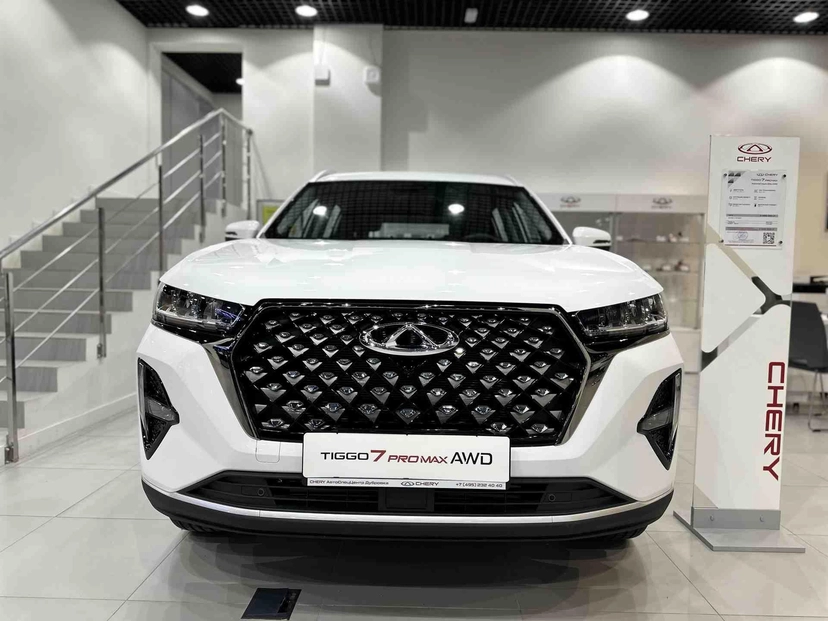 Автомобиль CHERY Tiggo 7 Pro Max I поколение 1.5 CVT (147 л.с.) Prestige Белый 2023 новый