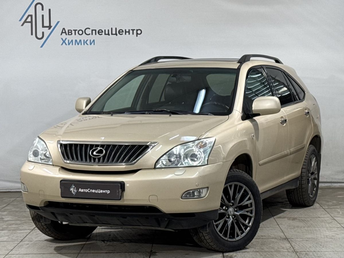 Автомобиль Lexus RX II [рестайлинг] 350 3.5 AT 4WD (276 л.с.) Executive Бежевый 2008 с пробегом 193 000 км