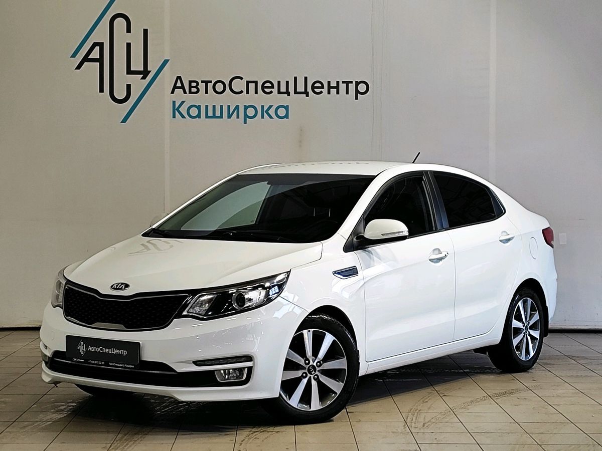 Kia Rio III [рестайлинг] 1.6 AT (123 л.с.) Premium Белый 2015 с пробегом 88 191 км