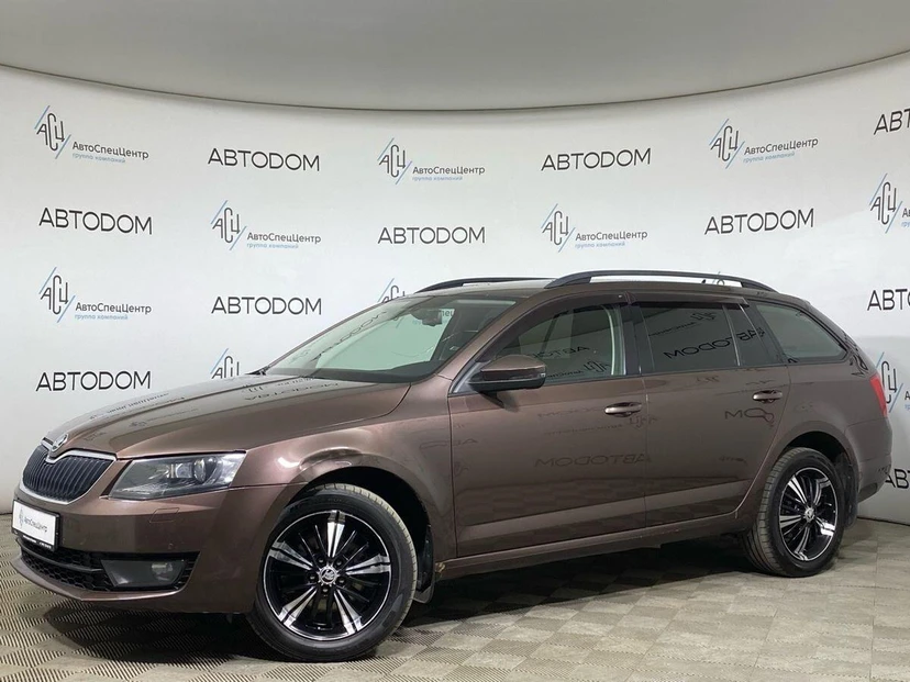 Skoda Octavia III поколение (A7) 1.8 AMT 4WD (180 л.с.) Ambition Коричневый 2014 с пробегом 330 000 км