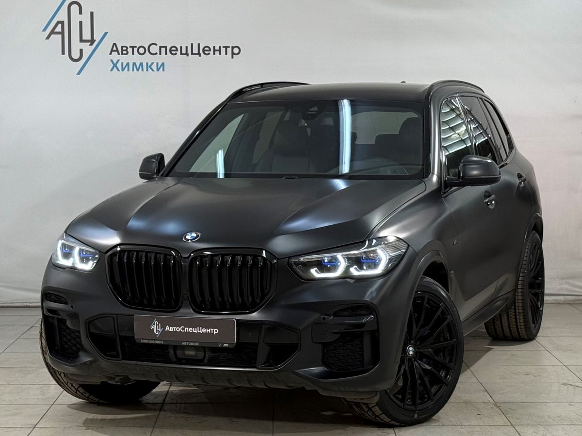Автомобиль BMW X5 IV поколение (G05) 3.0d AT 4WD (249 л.с.) M Sport Чёрный 2022 с пробегом 73 000 км