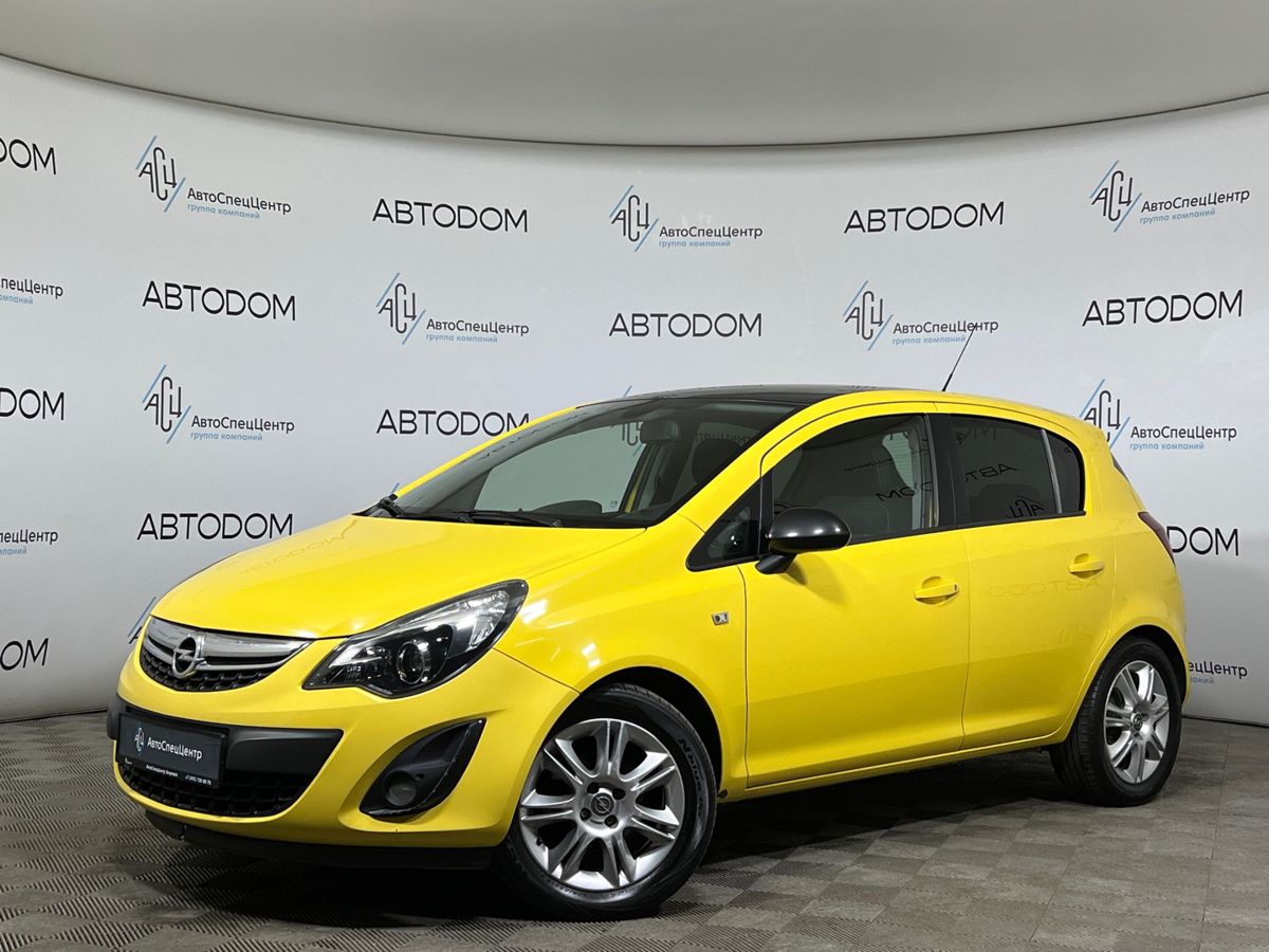 Opel Corsa IV (D) [2-й рестайлинг] 1.4 AT (100 л.с.) Color Edition Жёлтый 2013 с пробегом 143 123 км