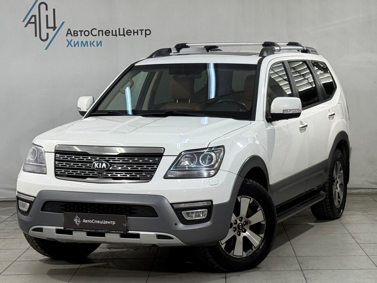 Kia Mohave I [рестайлинг] 3.0d AT 4WD (250 л.с.) Premium Белый 2019 с пробегом 224 000 км