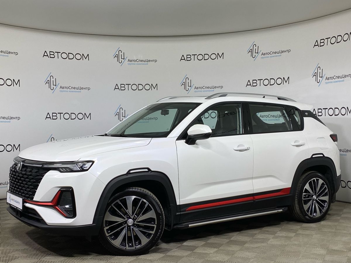 Changan CS35 Plus I [рестайлинг] 1.4 AMT (150 л.с.) Техно / Tech Белый 2022 с пробегом 54 547 км