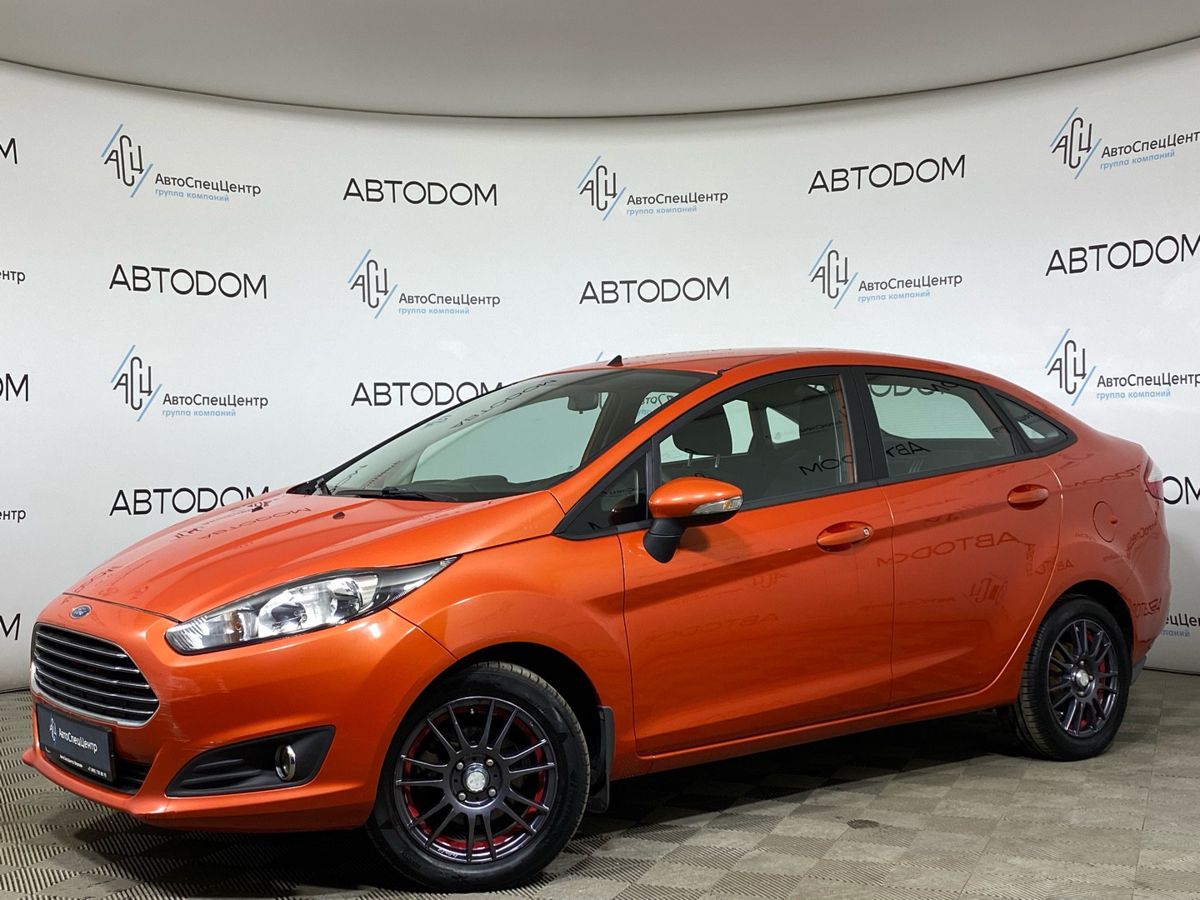 Ford Fiesta VI [рестайлинг] 1.6 AMT (105 л.с.) Trend Оранжевый 2016 с пробегом 74 237 км