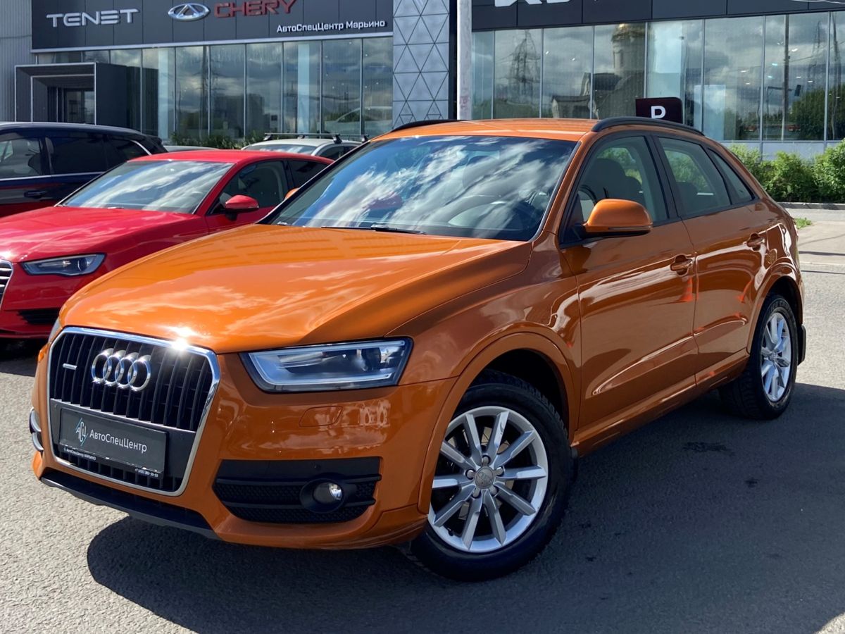 Audi Q3 I поколение (8U) 2.0 AMT 4WD (170 л.с.) Base Оранжевый 2012 с пробегом 138 099 км