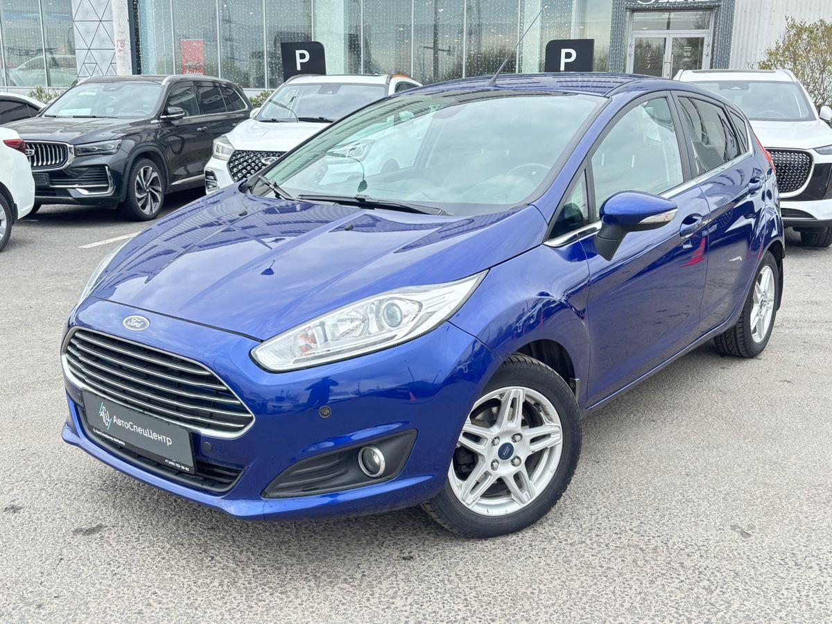 Ford Fiesta VI [рестайлинг] 1.6 AMT (105 л.с.) Base Синий 2015 с пробегом 62 000 км
