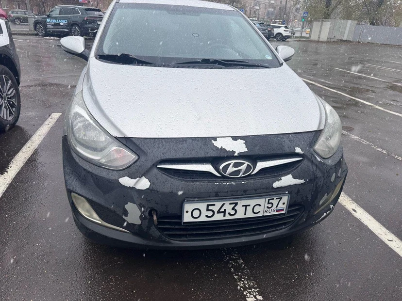Hyundai Solaris I поколение 1.6 AT (123 л.с.) Style Серебристый 2011 с пробегом 457 239 км