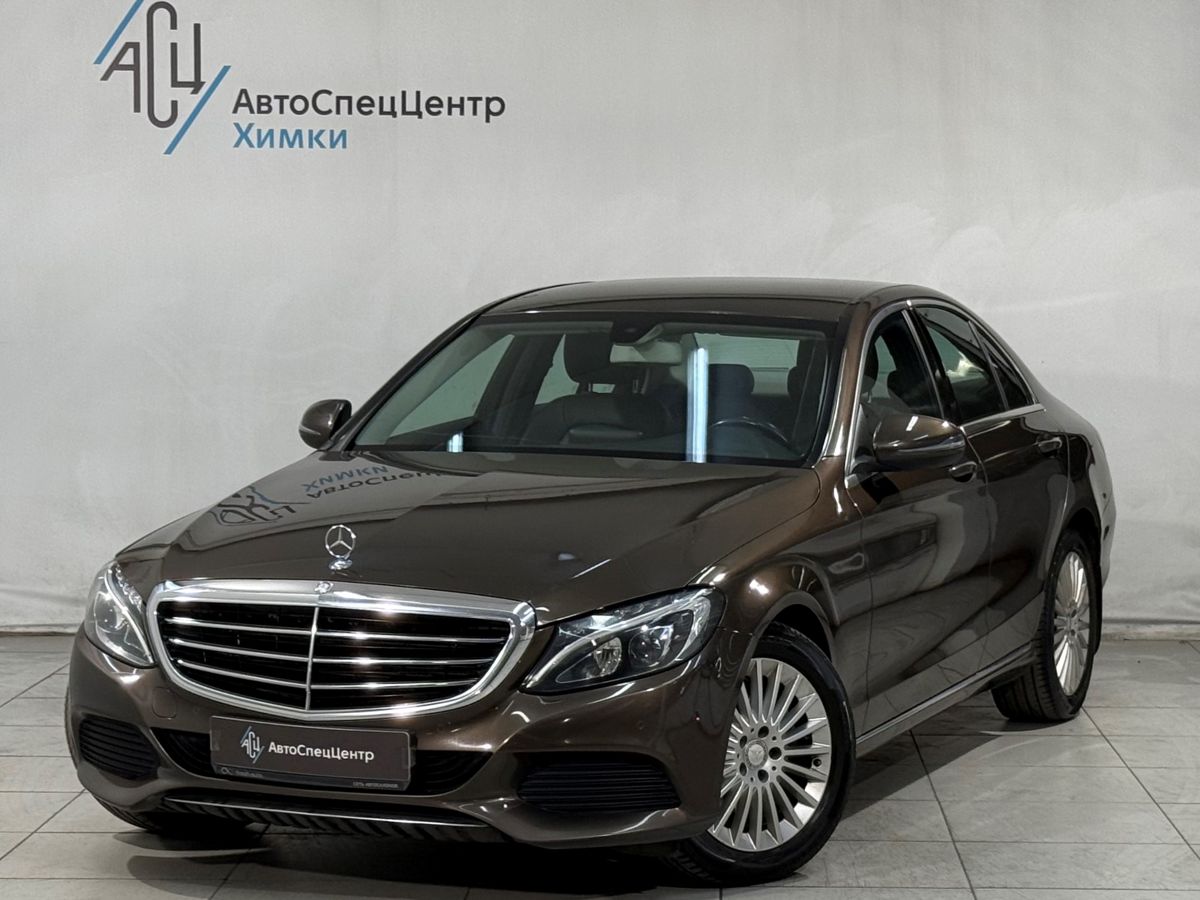 Mercedes-Benz C-Класс IV поколение (W205/S205/C205) 180 1.6 AT (150 л.с.) Base Коричневый 2016 с пробегом 180 000 км