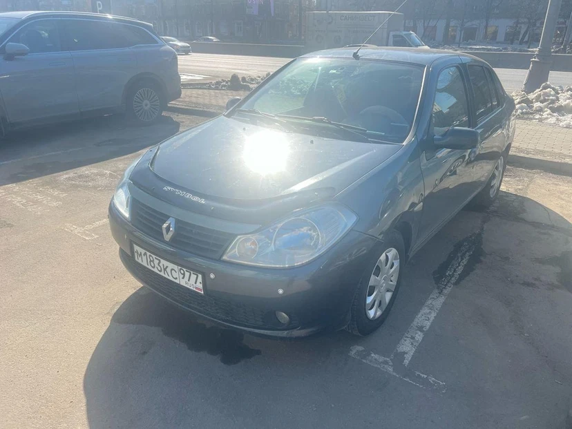 Автомобиль Renault Symbol II поколение 1.4 AT (98 л.с.) Privilege Серый 2008 с пробегом 144 815 км