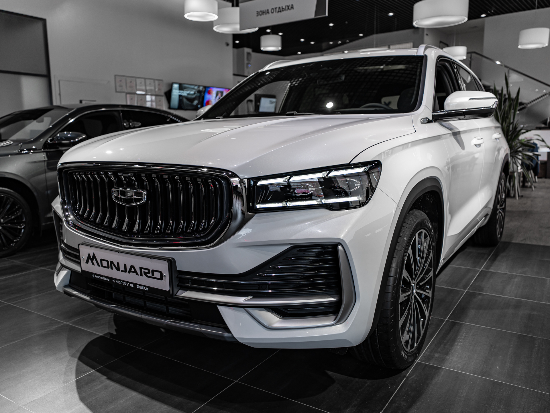 Geely Monjaro I поколение 2.0 AT 4WD (238 л.с.) Флагман Белый 2026 новый